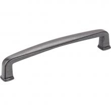 Jeffrey Alexander 1092-128DACM - 128 mm Center-to-Center Gun Metal Square Milan 1 Cabinet Pull