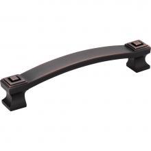 Jeffrey Alexander 585-128DBAC - 128 mm Center-to-Center Brushed Oil Rubbed Bronze Square Delmar Cabinet Pull