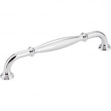 Jeffrey Alexander 658-160PC - 160 mm Center-to-Center Polished Chrome Tiffany Cabinet Pull