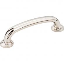 Jeffrey Alexander 527NI - 96 mm Center-to-Center Polished Nickel Bremen 1 Cabinet Pull