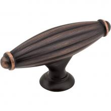 Jeffrey Alexander 618DBAC - 2-5/8'' Brushed Oil Rubbed Bronze Glenmore Cabinet ''T'' Knob