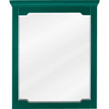 Jeffrey Alexander MIR2CHA-28-GN - 28'' W x 1-1/2'' D x 34'' H Forest Green Chatham mirror