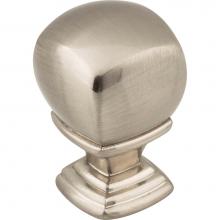 Jeffrey Alexander 188SN - 7/8'' Overall Length  Satin Nickel Katharine Cabinet Knob