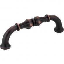 Jeffrey Alexander 818-96DBAC - 96 mm Center-to-Center Brushed Oil Rubbed Bronze Bella Cabinet Pull