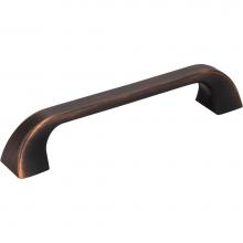 Jeffrey Alexander 972-128DBAC - 128 mm Center-to-Center Brushed Oil Rubbed Bronze Square Marlo Cabinet Pull