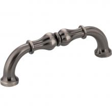 Jeffrey Alexander 818-96BNBDL - 96 mm Center-to-Center Brushed Pewter Bella Cabinet Pull