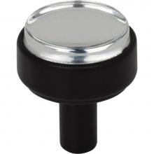 Jeffrey Alexander 775MB - 1-1/8'' Diameter Matte Black Carmen Cabinet Knob