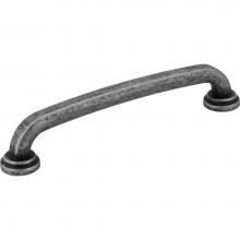 Jeffrey Alexander 527-128SIM - 128 mm Center-to-Center Distressed Antique Silver Bremen 1 Cabinet Pull