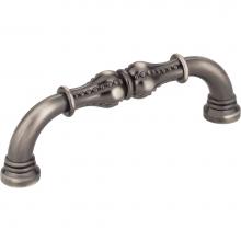 Jeffrey Alexander 918-96BNBDL - 96 mm Center-to-Center Brushed Pewter Beaded Prestige Cabinet Pull