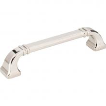 Jeffrey Alexander 165-128NI - 128 mm Center-to-Center Polished Nickel Ella Cabinet Pull