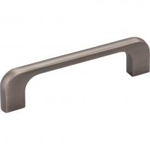 Jeffrey Alexander 264-96BNBDL - 96 mm Center-to-Center Brushed Pewter Alvar Cabinet Pull