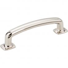 Jeffrey Alexander MO6373NI - 96 mm Center-to-Center Polished Nickel Belcastel 1 Cabinet Pull