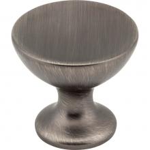 Jeffrey Alexander 667BNBDL - 1-1/4'' Diameter Brushed Pewter Rae Cabinet Knob