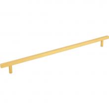 Jeffrey Alexander 845-305BG - 305 mm Center-to-Center Brushed Gold Square Dominique Cabinet Bar Pull