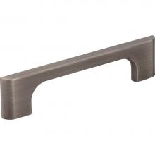 Jeffrey Alexander 286-96BNBDL - 96 mm Center-to-Center Brushed Pewter Asymmetrical Leyton Cabinet Pull