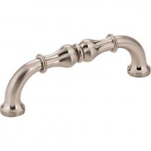 Jeffrey Alexander 818-96SN - 96 mm Center-to-Center Satin Nickel Bella Cabinet Pull