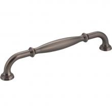 Jeffrey Alexander 658-160BNBDL - 160 mm Center-to-Center Brushed Pewter Tiffany Cabinet Pull