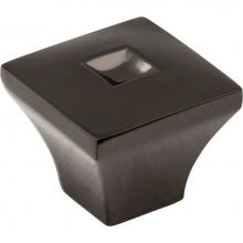 Jeffrey Alexander 910S-SBN - 1'' Overall Length Satin Black Nickel Square Modena Cabinet Knob