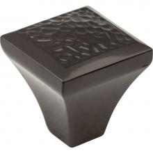 Jeffrey Alexander 457BN - 1-1/4'' Overall Length Black Nickel Hammered Solana Cabinet Knob