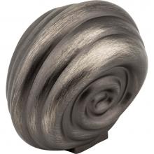 Jeffrey Alexander 415BNBDL - 1-3/8'' Overall Length Brushed Pewter Lille Cabinet Knob