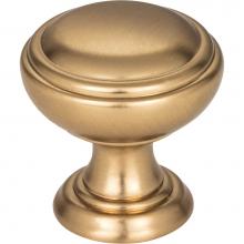 Jeffrey Alexander 658SBZ - 1-1/4'' Diameter Satin Bronze Tiffany Cabinet Knob