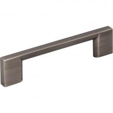 Jeffrey Alexander 635-96BNBDL - 96 mm Center-to-Center Brushed Pewter Square Sutton Cabinet Bar Pull