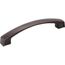 Jeffrey Alexander 549-128DBAC - 128 mm Center-to-Center Brushed Oil Rubbed Bronze Square Merrick Cabinet Pull