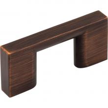 Jeffrey Alexander 635-32DBAC - 32 mm Center-to-Center Brushed Oil Rubbed Bronze Square Sutton Cabinet Bar Pull