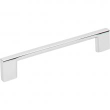 Jeffrey Alexander 635-128PC - 128 mm Center-to-Center Polished Chrome Square Sutton Cabinet Bar Pull