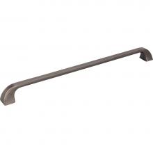 Jeffrey Alexander 972-305BNBDL - 305 mm Center-to-Center Brushed Pewter Square Marlo Cabinet Pull