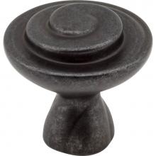 Jeffrey Alexander 343DACM - 1-1/4'' Diameter Gun Metal Duval Cabinet Knob