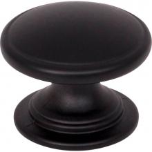 Jeffrey Alexander 3980-MB - 1-1/4'' Diameter Matte Black Durham Cabinet Knob