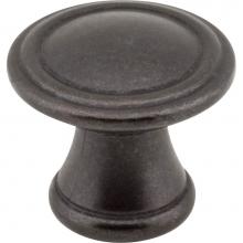 Jeffrey Alexander Z110-DACM - 1-3/16'' Diameter Gun Metal Chesapeake Cabinet Knob