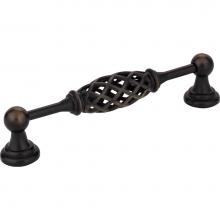 Jeffrey Alexander 749-128B-ABSB - 128 mm Center-to-Center Antique Brushed Satin Brass Birdcage Tuscany Cabinet Pull