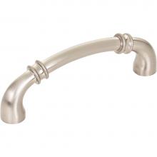 Jeffrey Alexander 445-96SN - 96 mm Center-to-Center Satin Nickel Marie Cabinet Pull