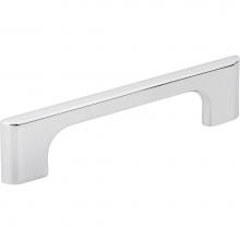 Jeffrey Alexander 286-96PC - 96 mm Center-to-Center Polished Chrome Asymmetrical Leyton Cabinet Pull