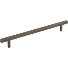 Jeffrey Alexander 845-192BNBDL - 192 mm Center-to-Center Brushed Pewter Square Dominique Cabinet Bar Pull