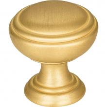 Jeffrey Alexander 658BG - 1-1/4'' Diameter Brushed Gold Tiffany Cabinet Knob