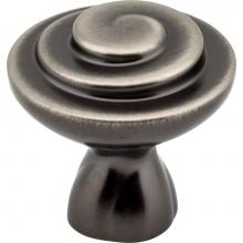 Jeffrey Alexander 343BNBDL - 1-1/4'' Diameter Brushed Pewter Duval Cabinet Knob