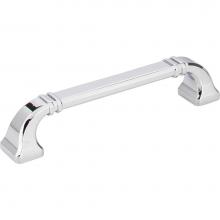 Jeffrey Alexander 165-128PC - 128 mm Center-to-Center Polished Chrome Ella Cabinet Pull