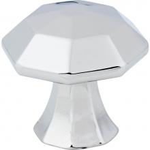 Jeffrey Alexander 678PC - 1-1/4'' Overall Length Polished Chrome Octagonal Wheeler Cabinet Knob