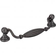 Jeffrey Alexander 718-128DACM - 128 mm Center-to-Center Gun Metal Glenmore Cabinet Drop Pull