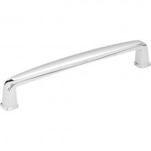 Jeffrey Alexander 1092-128PC - 128 mm Center-to-Center Polished Chrome Square Milan 1 Cabinet Pull