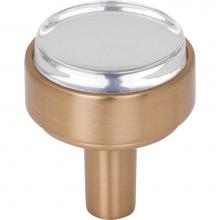 Jeffrey Alexander 775SBZ - 1-1/8'' Diameter Satin Bronze Carmen Cabinet Knob