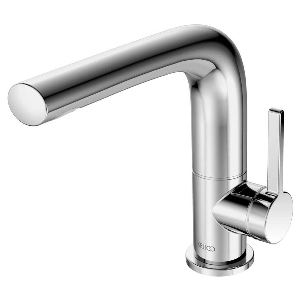 Single hole single lever faucet 150, swivel, with pop-up, 7-1/16'' height