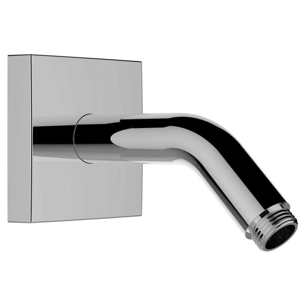 Ceiling mounted shower arm, square plate, 5-1/8'' projection