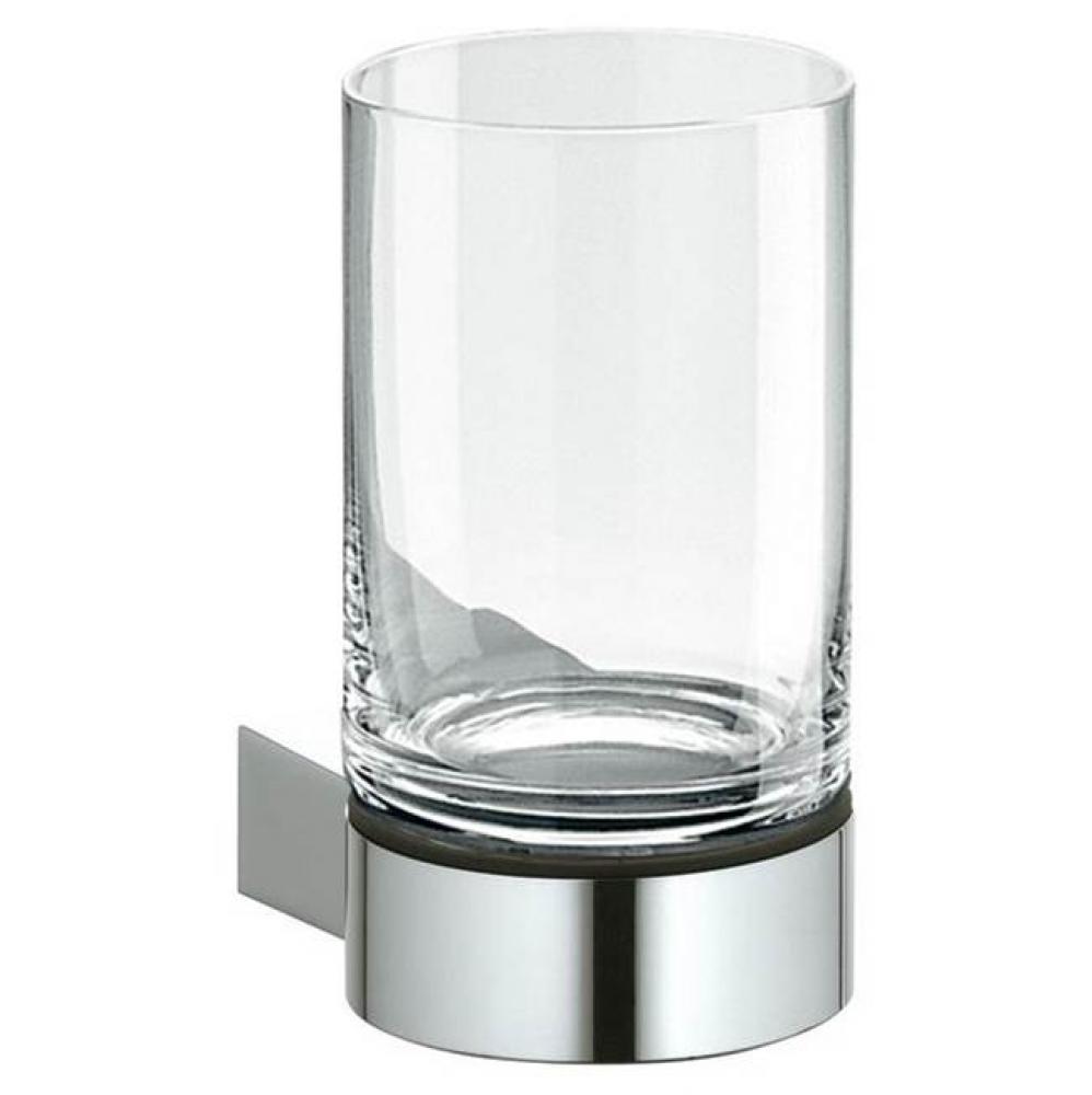 Crystal glass tumbler