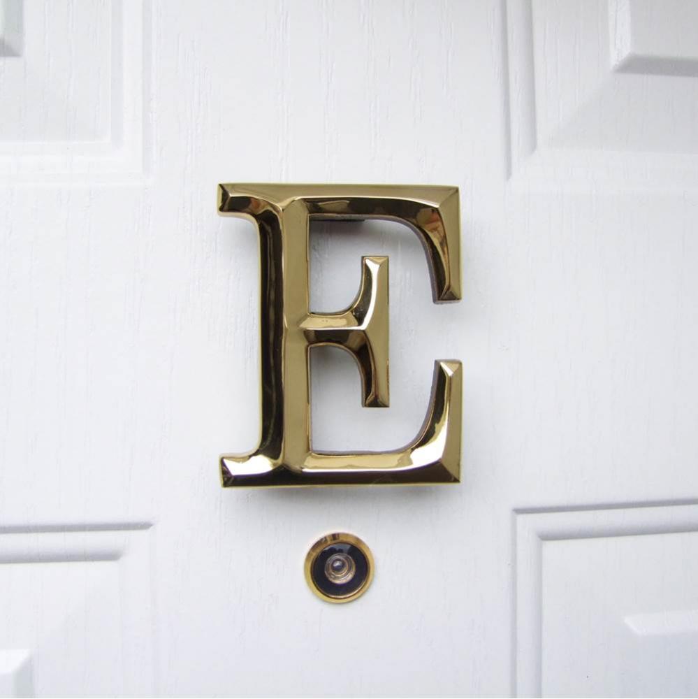 Letter E Door Knocker