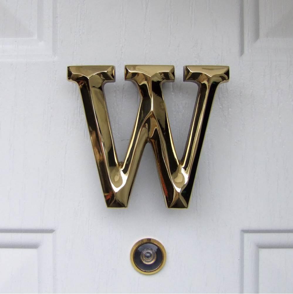 Letter W Door Knocker