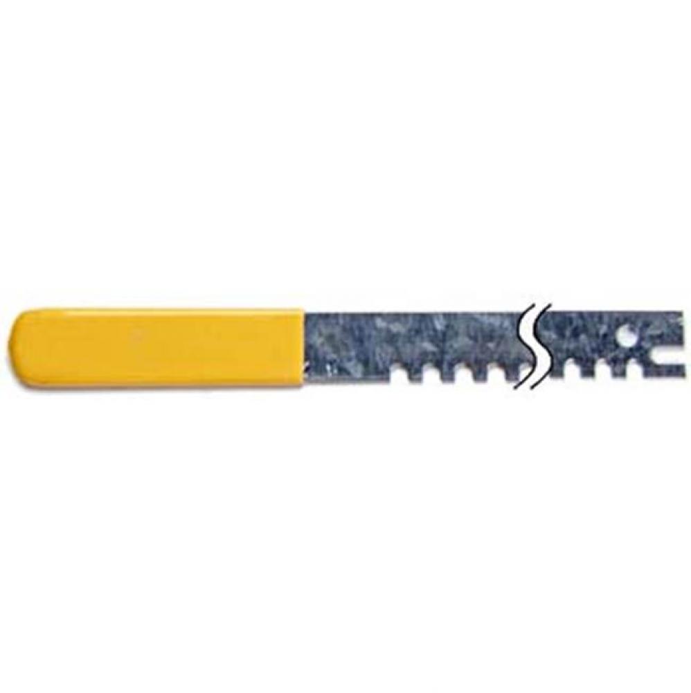 SOOT SAW WITH YELLOW HANDLE